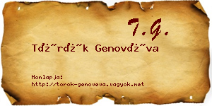 Török Genovéva névjegykártya